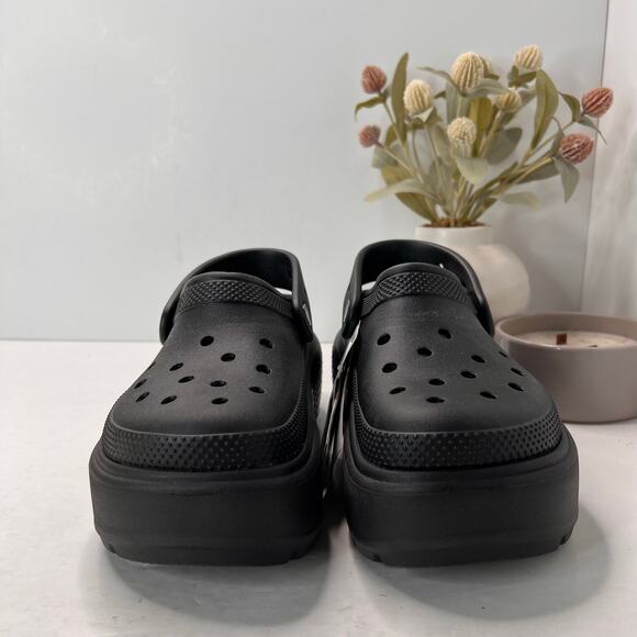 Crocs Stomp Clog Sandal Platform Black Women’s 7/Men's 5 NWT - Picture 2 of 10